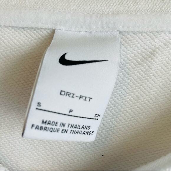 Nike fleece training sweatshirt white with multicolored nike logo size small - Picture 5 of 10